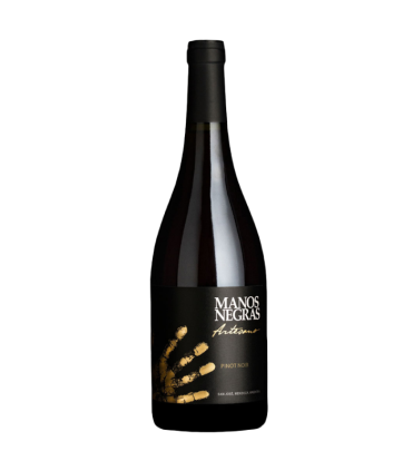 Vino Pinot Noir Manos Negras Artesano 750 Ml.