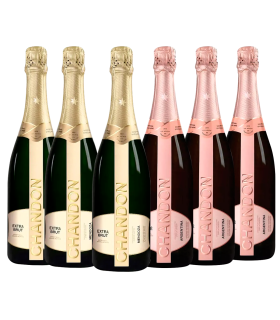 Espumante Chandon Mix Rose + Extra Brut Caja X6