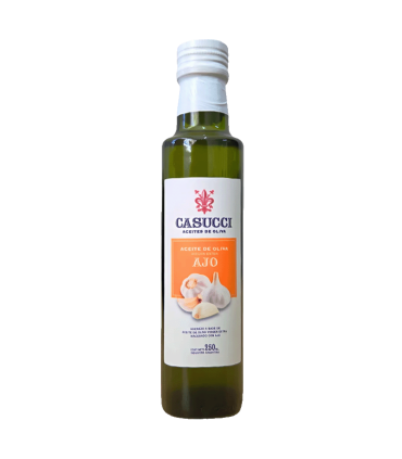 Aceite De Oliva Virgen Extra Casucci Con Ajo 250 Ml | Sol y Vino