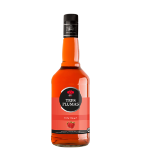 Tres Plumas - Licor de Frutilla - 700 Ml | Sol y Vino