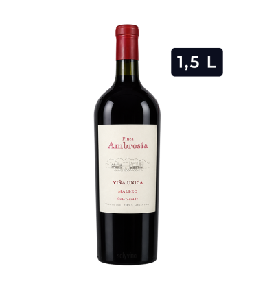 Vino Malbec Ambrosia Vina Unica Magnum 1500 Ml